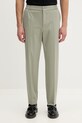 HUGO брюки slim fit мужские шерстяные Gos233F1X зелёный 50547351