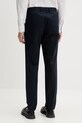 Odjeća HUGO slim fit muške hlače od pamuka s elastanom Hesten253X 50559657 mornarsko plava