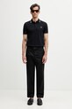 Fred Perry pantaloni in cotone da uomo T2301 nero