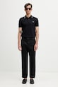 Fred Perry pantaloni in cotone da uomo T2301 nero