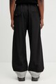 Odzież Maison MIHARA YASUHIRO spodnie wełniane męskie J16PT132 czarny