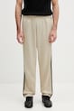 adidas Originals spodnie dresowe z bawełną męskie KE6683 beżowy SS26