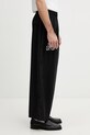adidas Originals x Willy Chavarria панталон с добавена мериносова вълна мъжки черен KR8688