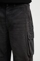Our Legacy Mount Cargo spodnie bawełniane męskie czarny M2264MCJH
