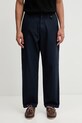 Barbour MTR0796NY91 spodnie bawełniane męskie granatowy MTR0796NY91