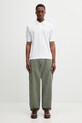 Barbour MTR0798OL52 spodnie cargo bawełniane męskie MTR0798OL52 zielony