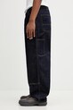 Carhartt WIP OG Double Knee Pant jeansy loose męskie I036733.102 granatowy SS26