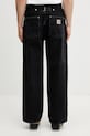 Odzież Carhartt WIP Belmont Pant jeansy loose męskie I036591.8906 czarny