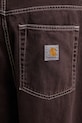Carhartt WIP Brandon Pant jeansy relaxed fit męskie brązowy I034809.3IS4J