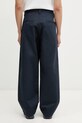 Odzież Carhartt WIP Brady Pant spodnie regular bawełniane męskie I035655.3IW06 granatowy