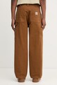 Odzież Carhartt WIP OG Single Knee Pant spodnie bawełniane męskie I035637.HZ06 brązowy