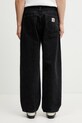 Odzież Carhartt WIP Snake Landon Pant jeansy relaxed fit męskie I036589.3R260 czarny