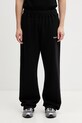 No Problemo Mini Problemo Straight spodnie dresowe bawełniane męskie czarny NP3001005