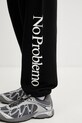 No Problemo spodnie dresowe bawełniane męskie czarny NP3000205