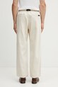 Odzież Gramicci HEMP RELAXED PANT spodnie boyfriend z bawełną męskie G6SM.P005. beżowy