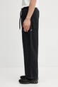 Gramicci HEMP RELAXED PANT spodnie boyfriend z bawełną męskie G6SM.P005. czarny SS26