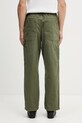 Odzież Gramicci TAOS CANVAS PANT spodnie wide leg bawełniane męskie G6SM.P008. zielony