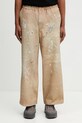 BEAMS trousers cotton Men's beige 1124.3628.147