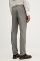 Ρούχα United Colors of Benetton Παντελόνι chino ανδρικό βαμβάκι με ελαστάν 42D6UF062 γκρί
