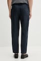 Odzież rag & bone spodnie męskie lniane RV5326S7MCO granatowy