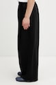 Needles spodnie dresowe męskie z bawełną SX428 czarny SS26