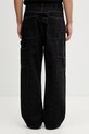 Odzież Needles jeansy relaxed fit męskie SX206 czarny