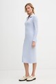 Calvin Klein Jeans sukienka LV047E202G niebieski SS26