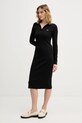 Calvin Klein Jeans sukienka LV047E202G czarny SS26