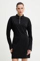 Φόρεμα Calvin Klein Jeans με ελαστάν μαύρο LV044E250G
