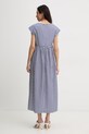 Odzież Weekend Max Mara sukienka letnia bawełniana MOLO 2615221092600 granatowy