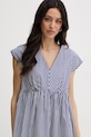 Weekend Max Mara letné bavlnené šaty MOLO tmavomodrá 2615221092600