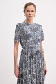 Weekend Max Mara sukienka bawełniana FASCINO niebieski 2615621012600