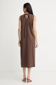 Îmbrăcăminte Weekend Max Mara rochie de vară din bumbac RICORDO 2615621022600 maro