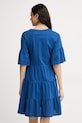 Oblečenie Weekend Max Mara letné šaty bavlnené SAGGINA 2615621042600 modrá