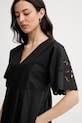 Weekend Max Mara rochie de vară din bumbac TARTUFO negru 2615621092600