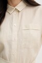 MM by Max Mara sukienka letnia lniana TABELLA 2616221068600 beżowy