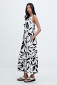 Max Mara Beachwear šaty z viskózy PASTE 2616621069600 černá SS26