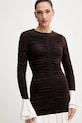 Rotate vestito marrone 1149643065