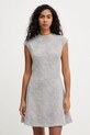 Rotate sukienka z elastanem szary 1152301210
