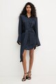 Rotate sukienka 1151082318 granatowy SS26