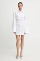 Rotate sukienka bawełniana 115162400 biały SS26