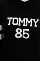 Haljina s primjesom vune Tommy Jeans DW0DW21906 crna