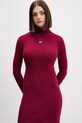 Tommy Jeans sukienka bordowy DW0DW21910