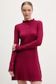 Tommy Jeans sukienka z elastanem różowy DW0DW22576