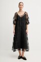 Stine Goya sukienka rozkloszowany czarny SG.PS26.D129.2460