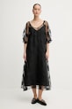 Stine Goya sukienka rozkloszowany czarny SG.PS26.D129.2460