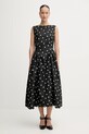 Stine Goya sukienka midi czarny SG.PS26.D199.2451