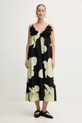 Stine Goya sukienka midi czarny SG.PS26.D207.2450