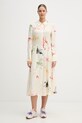 Stine Goya sukienka letnia z wiskozy beżowy SG.SS26.D179.2263