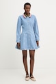 Džínové šaty Stine Goya SG.SS26.D223.2453 modrá SS26